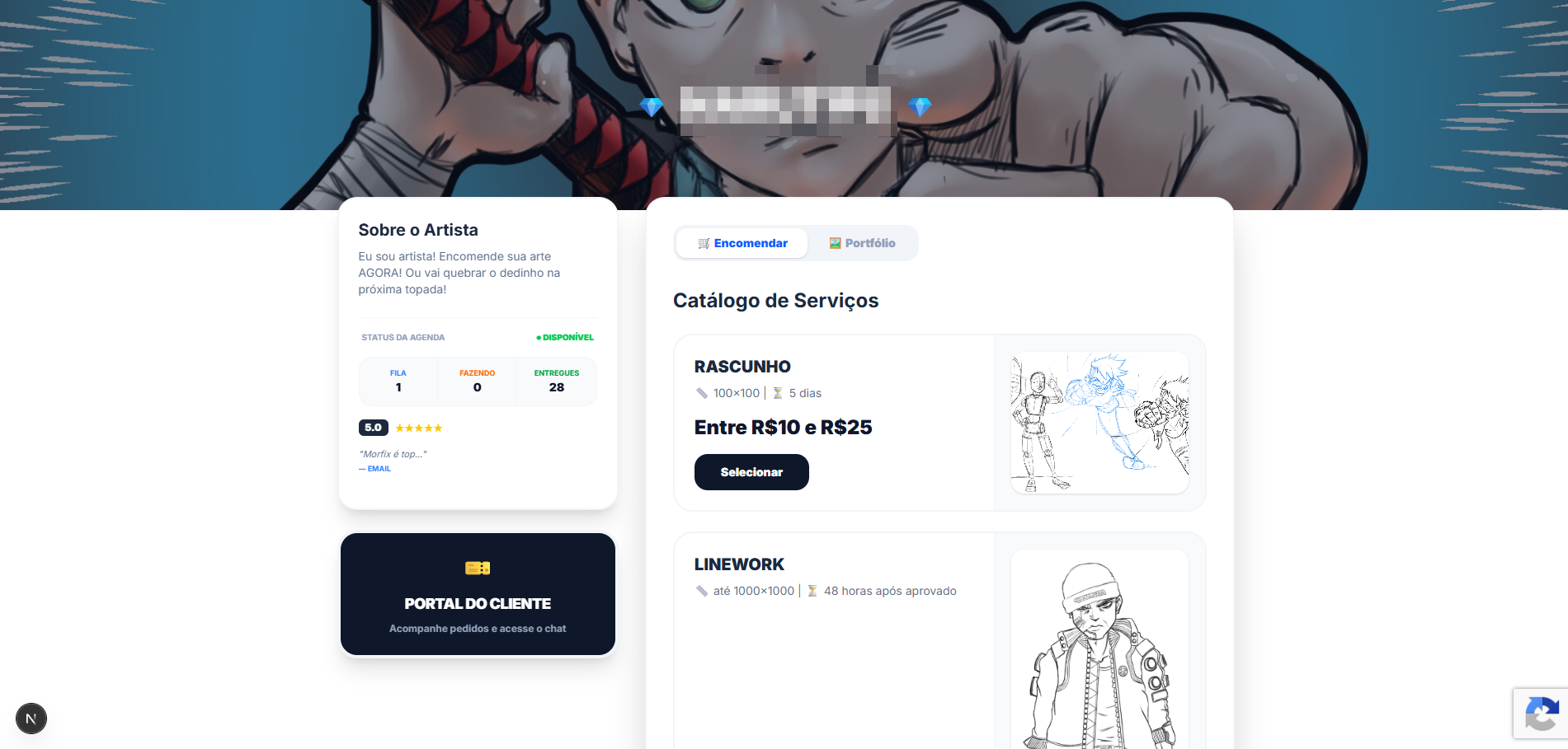 Interface FreelaComms