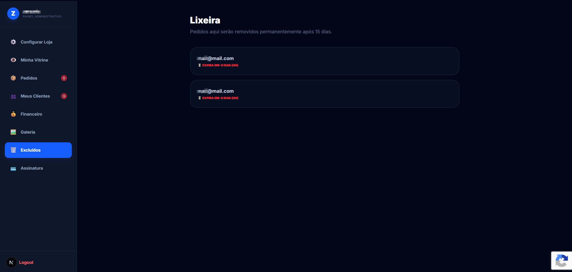 Interface FreelaComms
