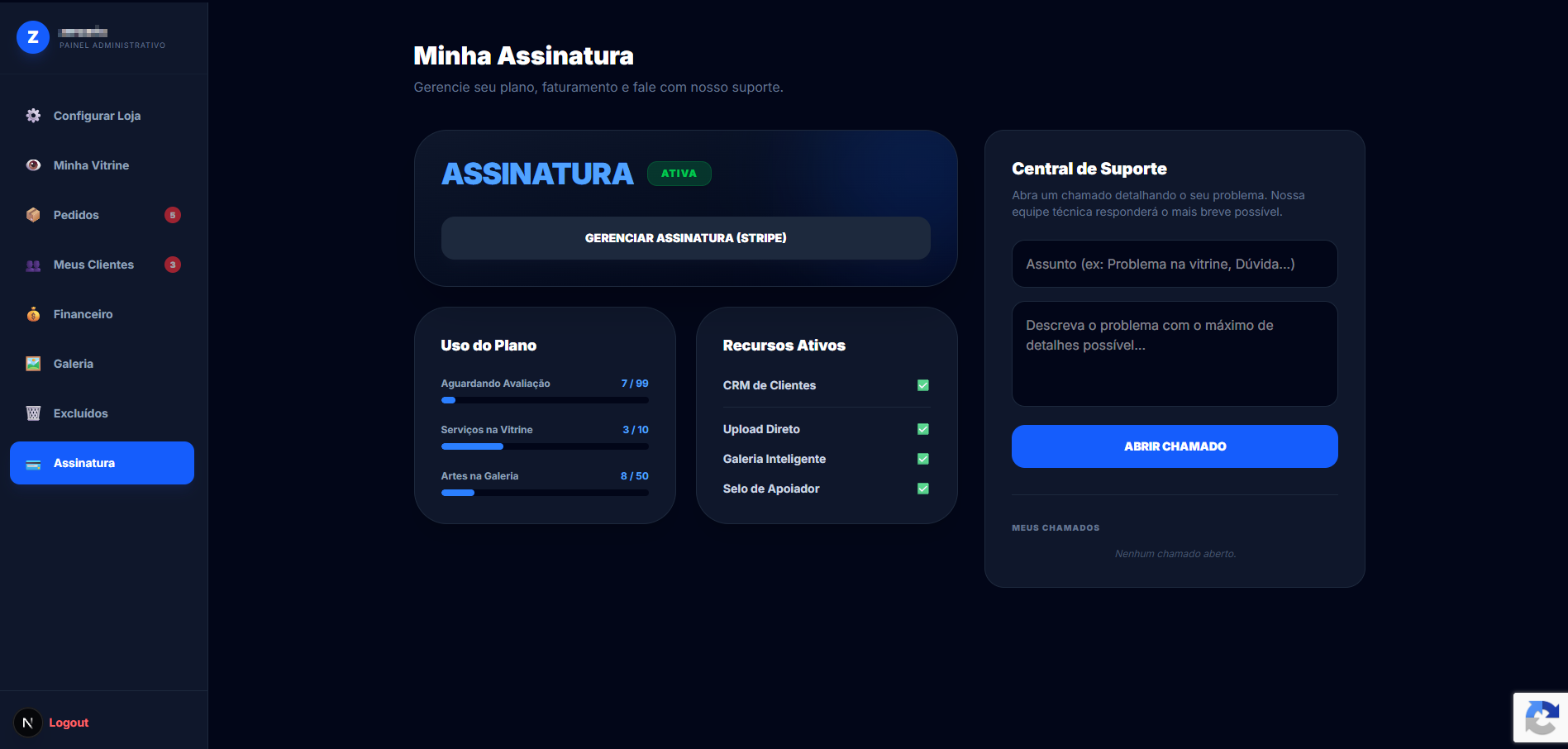 Interface FreelaComms